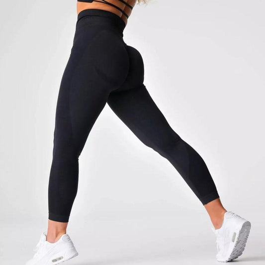 SCRUNCH SEAMLESS LEGGINGS 2.0 - Black