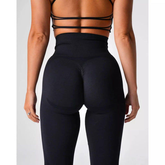 SCRUNCH SEAMLESS LEGGINGS 2.0 - Black