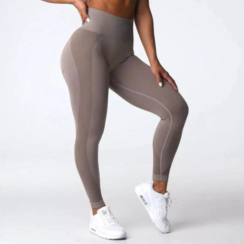 SCRUNCH SEAMLESS LEGGINGS 2.0 - Taupe