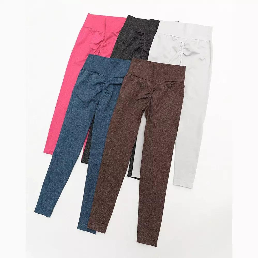 SEAMLESS SCRUNCH LEGGINGS - Navy Speckled