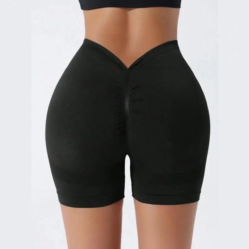 V-BACK SEAMLESS BOOTY SHORTS