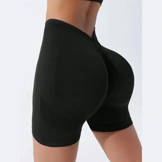 V-BACK SEAMLESS BOOTY SHORTS