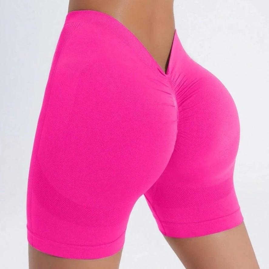V-BACK SEAMLESS BOOTY SHORTS