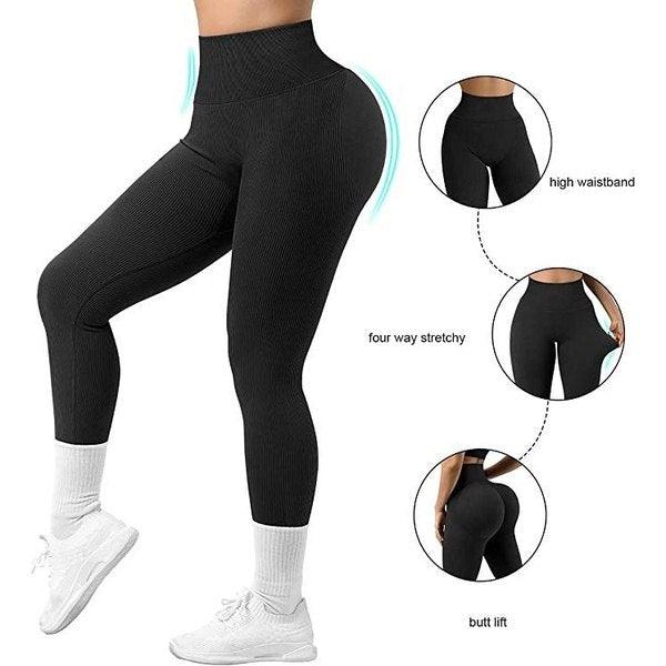 Scrunch Seamless Ribbed Contour Leggings - 5 Colorways