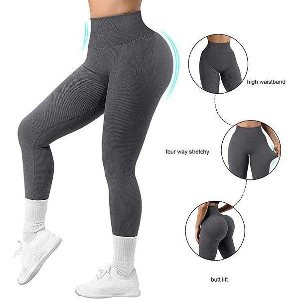 Scrunch Seamless Ribbed Contour Leggings - 5 Colorways