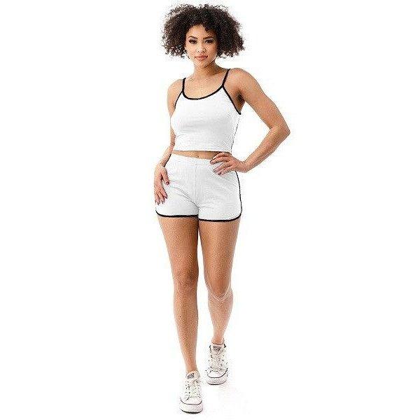 She's Flirt Cropped Top Short Set - 6 Colorways