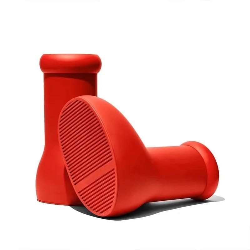 The Viral Big Red Boots