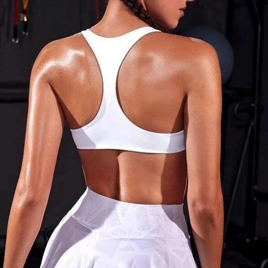 TWIST FRONT RACERBACK SPORTS BRA
