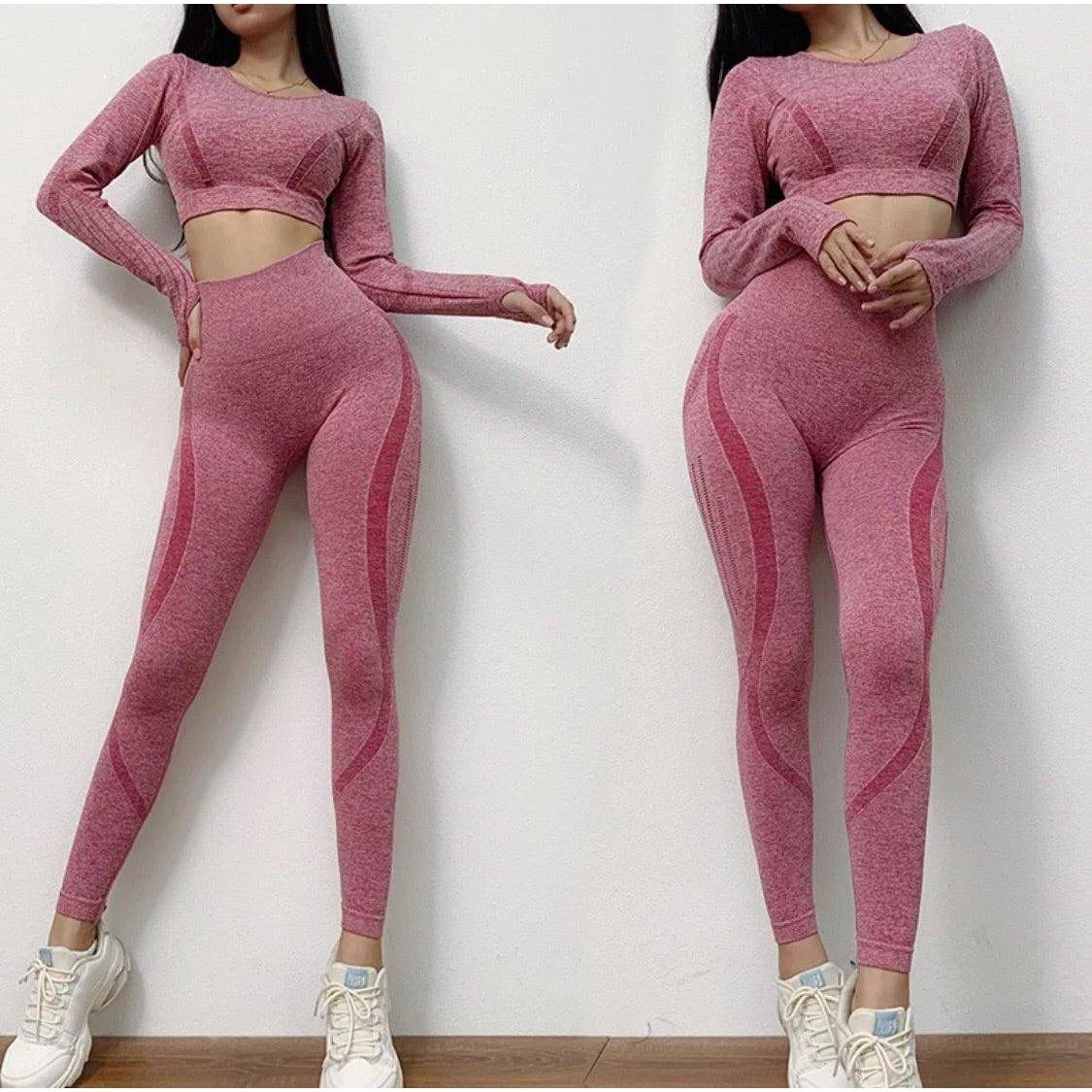 ULTRA SEAMLESS LEGGINGS - Red