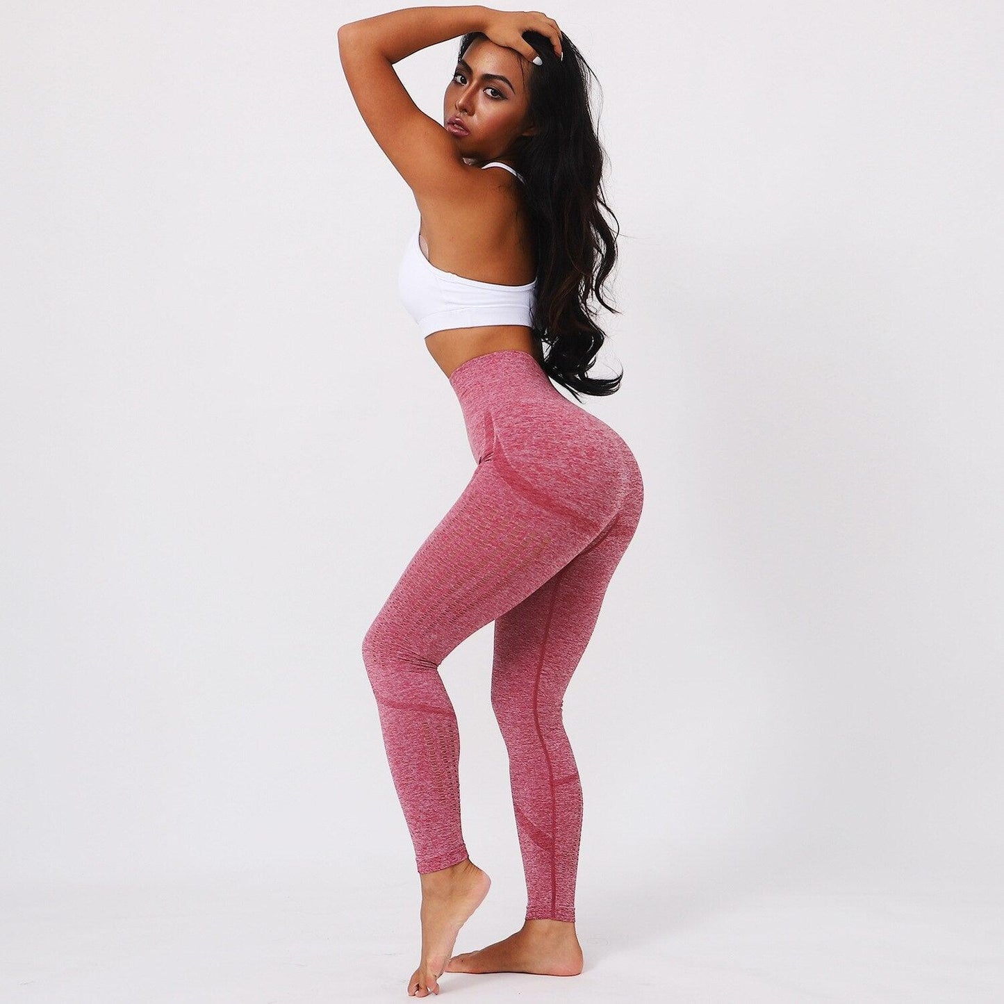 ULTRA SEAMLESS LEGGINGS - Red