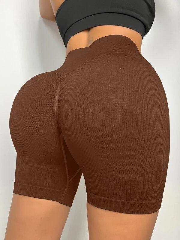 V-WAIST BIKER SHORTS