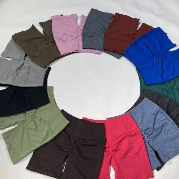 AMPLE SCRUNCH SHORTS - 16 Colorways