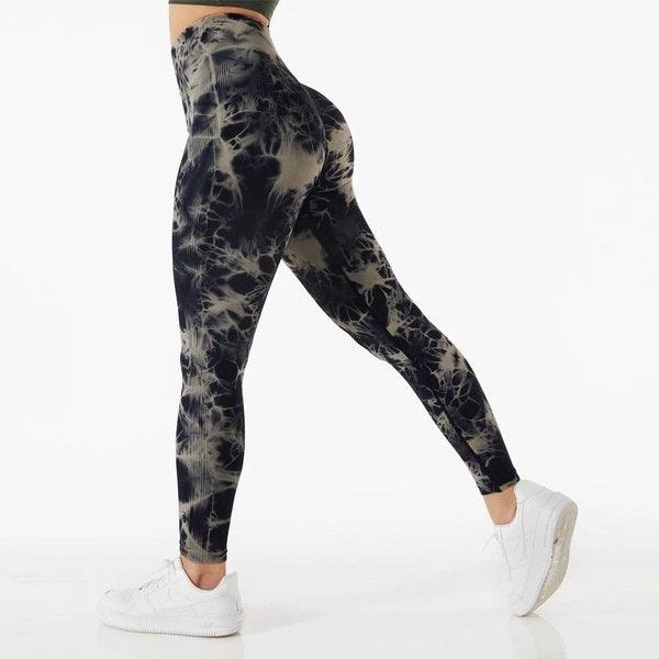Marble Scrunch Butt Leggings