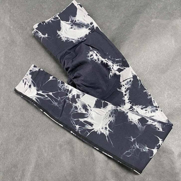 Marble Scrunch Butt Leggings