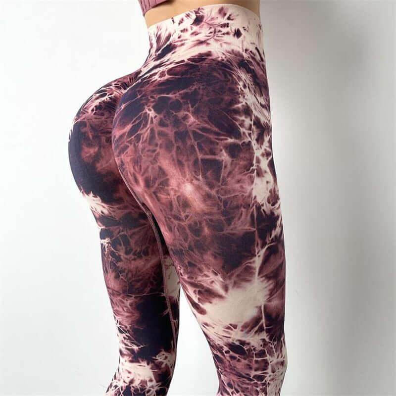 Marble Scrunch Butt Leggings