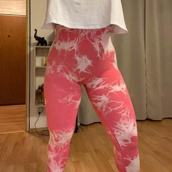 Marble Scrunch Butt Leggings