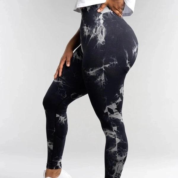 Marble Scrunch Butt Leggings