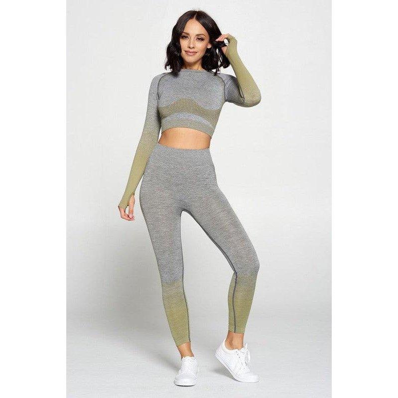 OMBRE SEAMLESS LEGGING SET - Activewear Sale!