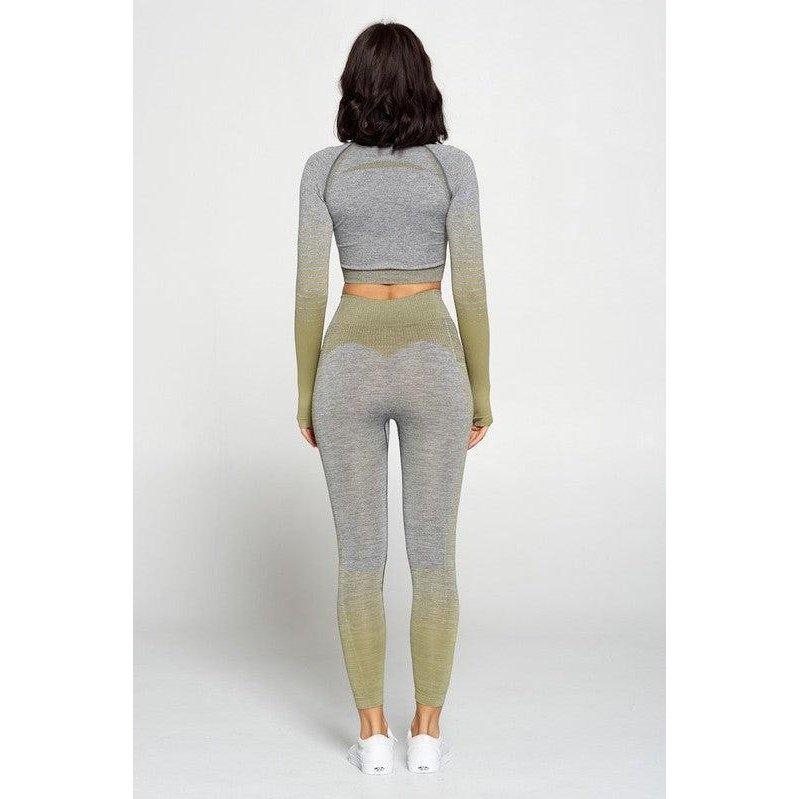 OMBRE SEAMLESS LEGGING SET - Activewear Sale!