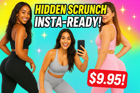Hidden Scrunch Leggings That Lift, Sculpt 