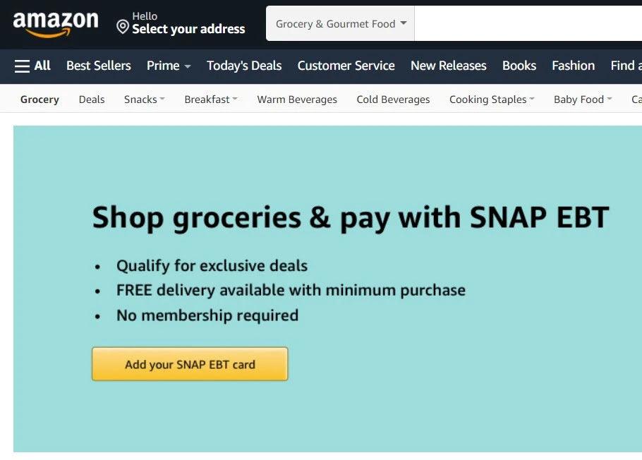 Does Amazon Take EBT