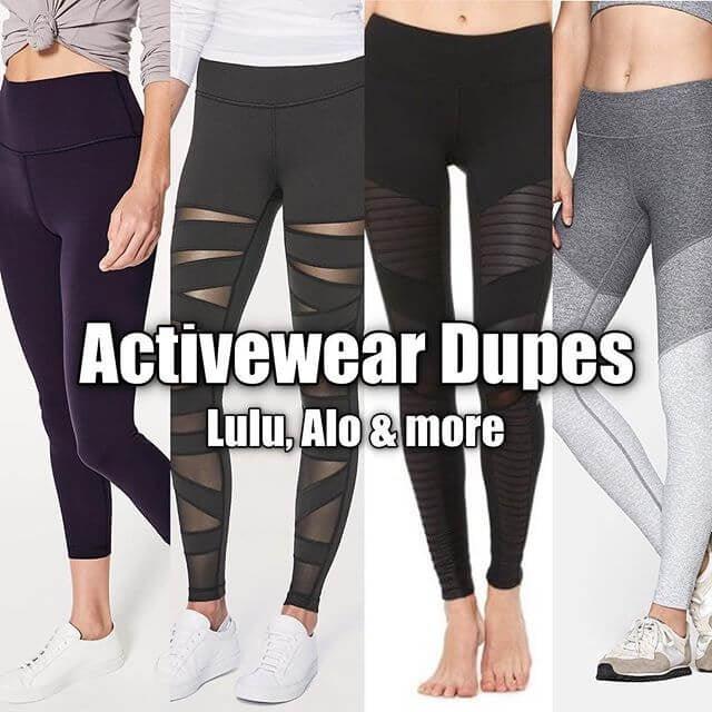 The Activewear Dupe List! - GymDeity.com