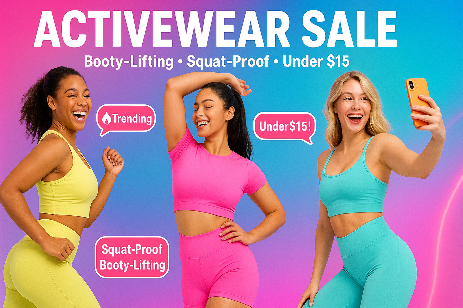 Activewear Sale Cheap Gym Clothes for Women