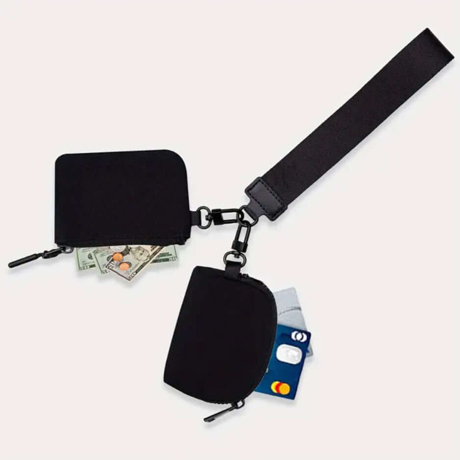 Dual Pouch Wristlet Dupe