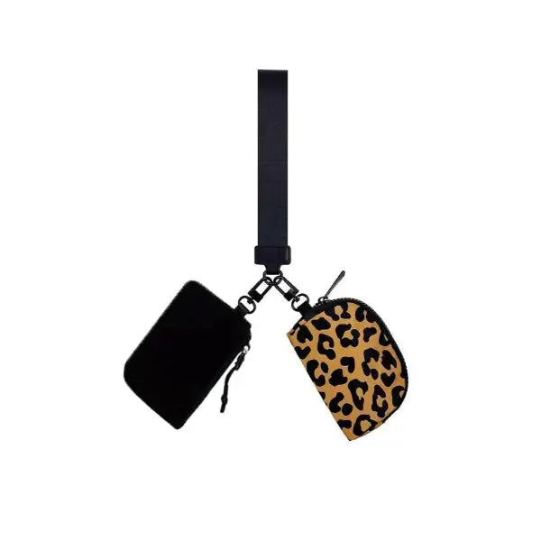 Dual Pouch Wristlet Dupe