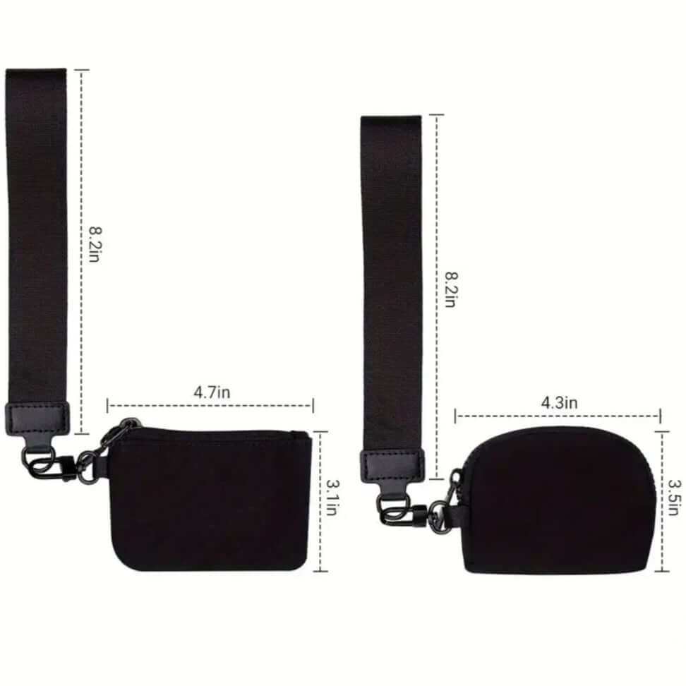 Dual Pouch Wristlet Dupe