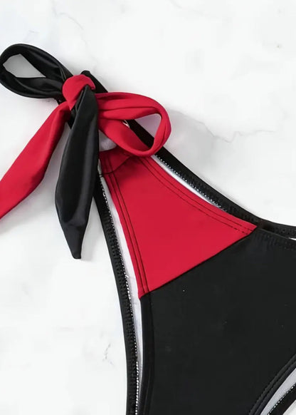 HARLEY QUINN BIKINI BLACK & RED
