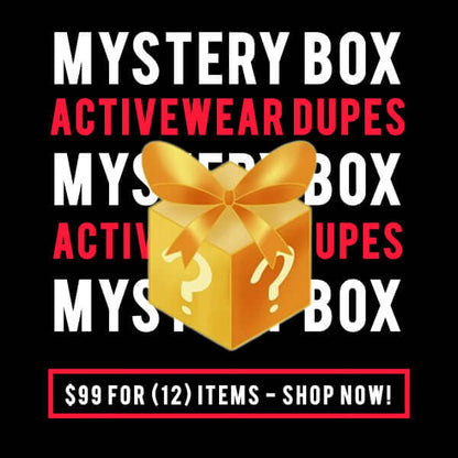 Activewear dupes mystery box women