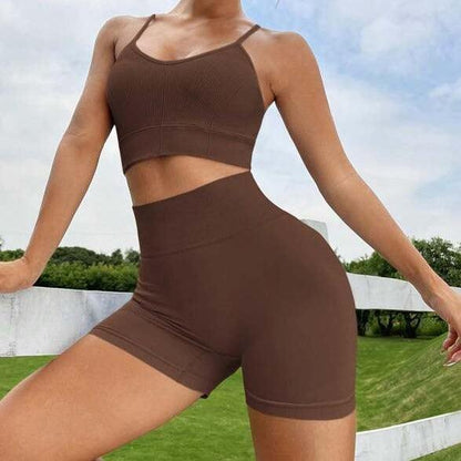 SEAMLESS SCRUNCH SHORT SETS