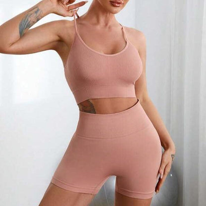 SEAMLESS SCRUNCH SHORT SETS