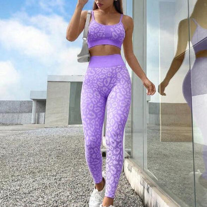 CAN'T BE TAMED LEOPARD PRINT GYM SETS
