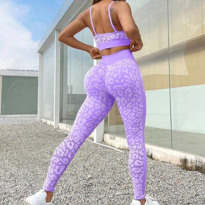 CAN'T BE TAMED LEOPARD PRINT GYM SETS