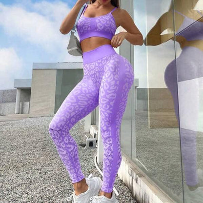 CAN'T BE TAMED LEOPARD PRINT GYM SETS