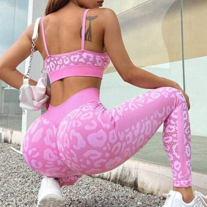 CAN'T BE TAMED LEOPARD PRINT GYM SETS