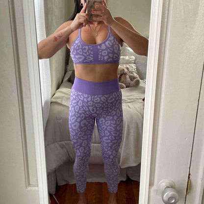 CAN'T BE TAMED LEOPARD PRINT GYM SETS