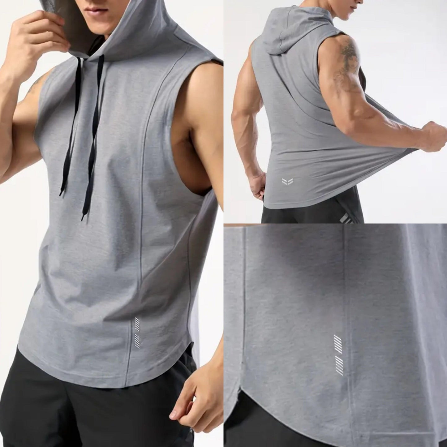 CUTOFF HOODIE - Mens