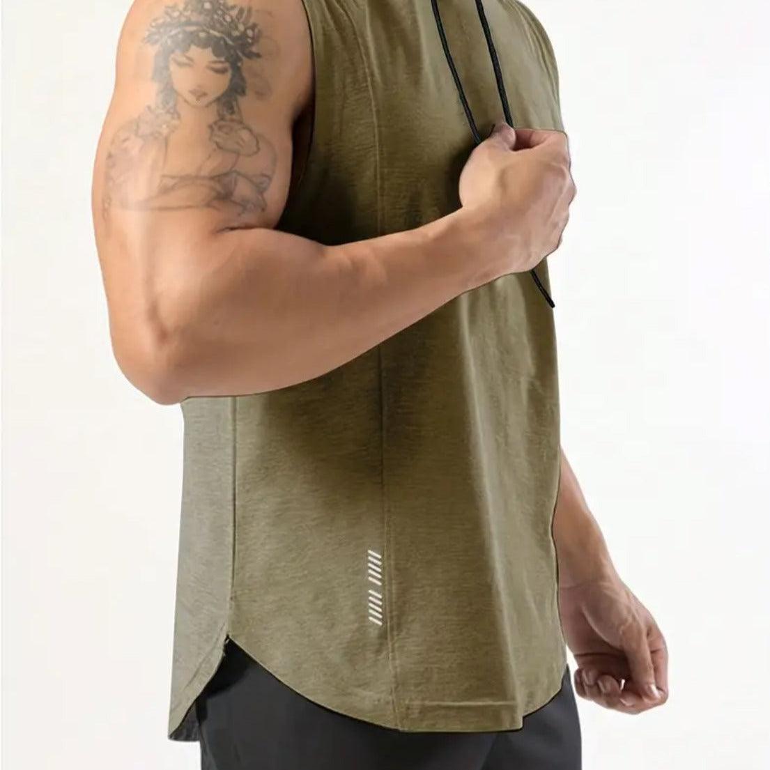 CUTOFF HOODIE - Mens