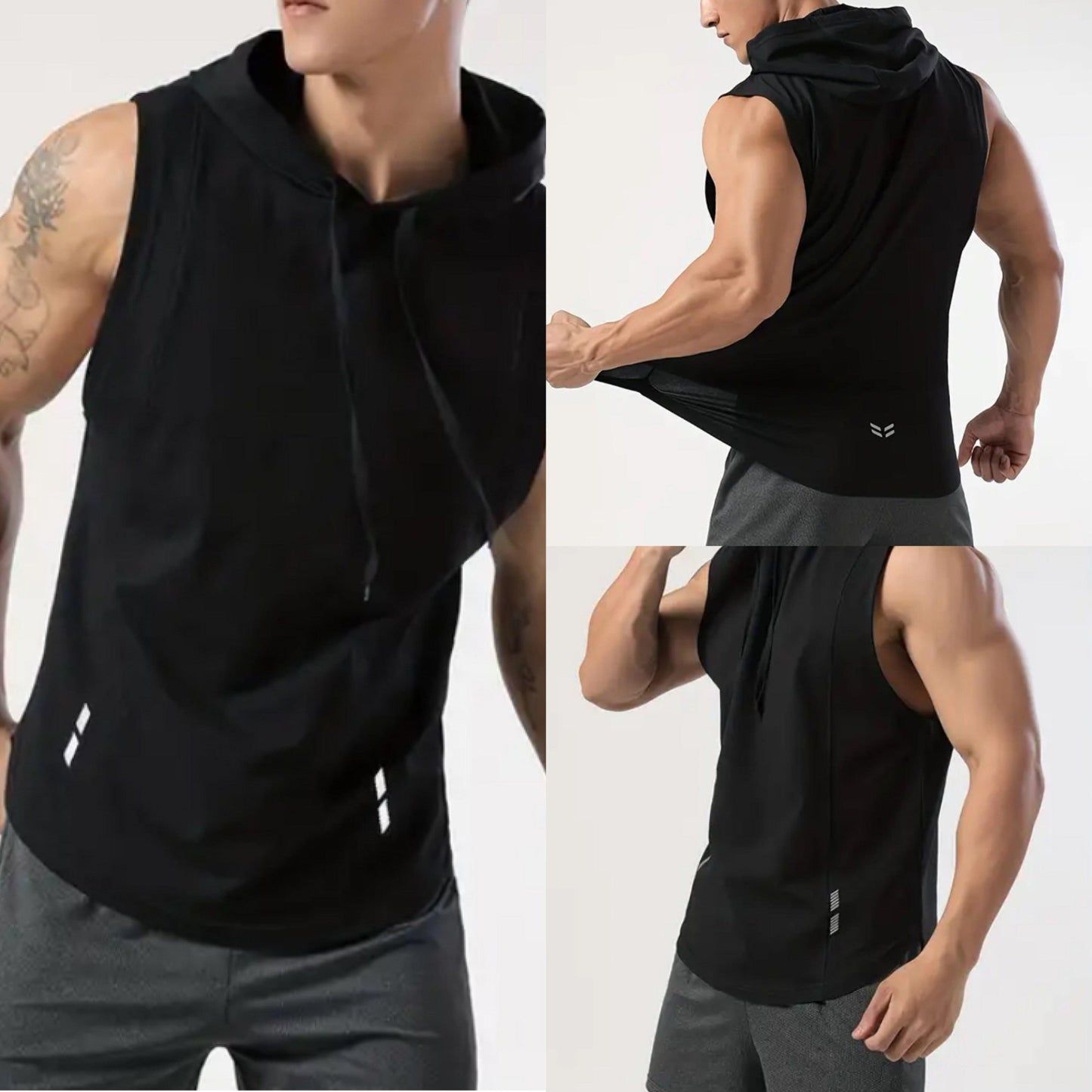 CUTOFF HOODIE - Mens