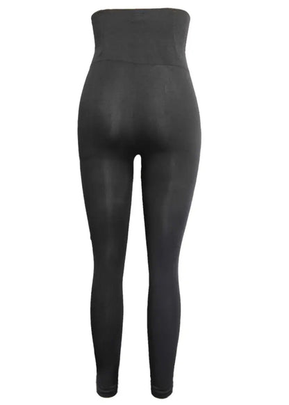 Black leggings on a white background