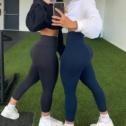 Image of fitness girls wearing trendy leggings
