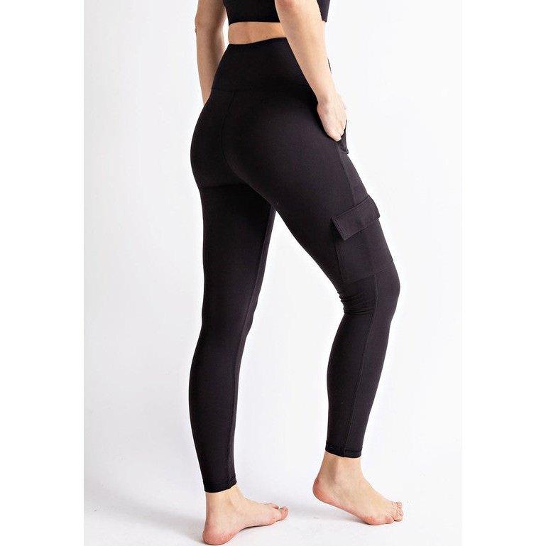Solo Cargo Leggings - Black  Cargo leggings, Workout pants women, Gym  pants women