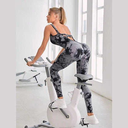 MARBLE SCRUNCH JUMPSUIT LEGGINGS