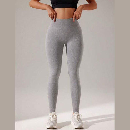 RIBBED GYM LEGGINGS