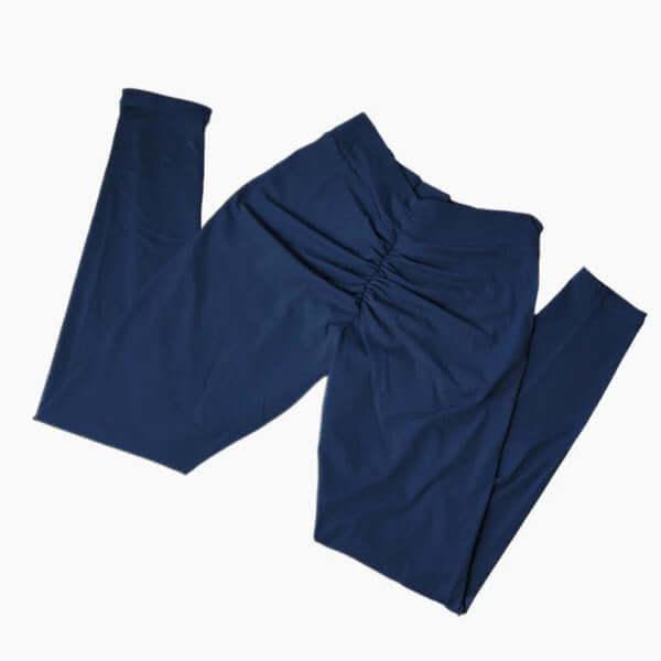 Navy Viral V-Back Leggings