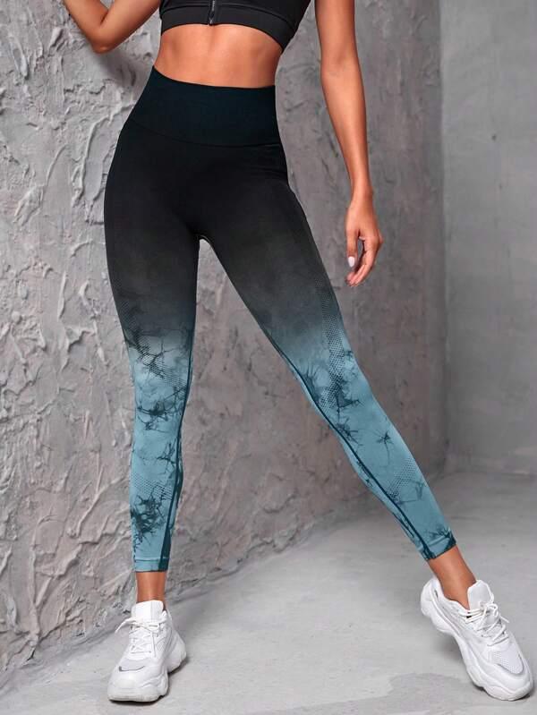 OMBRE MARBLE SCRUNCH LEGGINGS