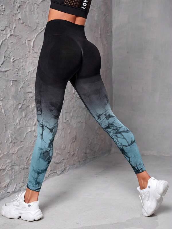 OMBRE MARBLE SCRUNCH LEGGINGS